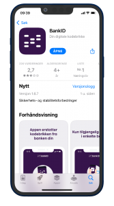 BankID appen i App store